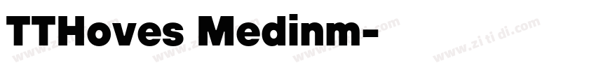 TTHoves Medinm字体转换